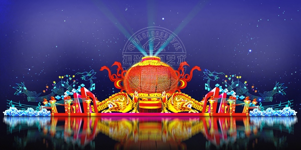 超大型彩灯制作