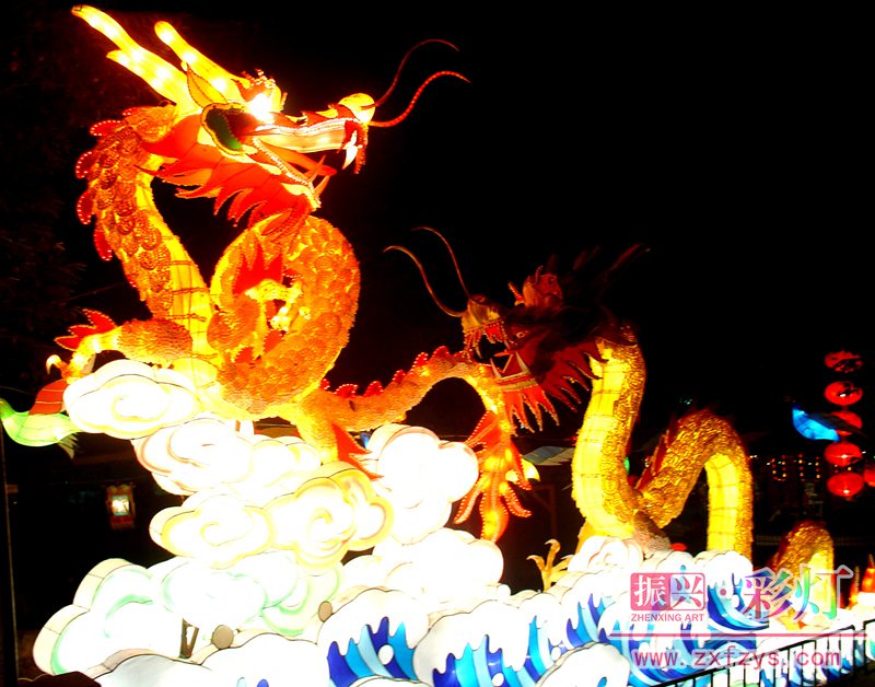 蚕丝彩灯制作