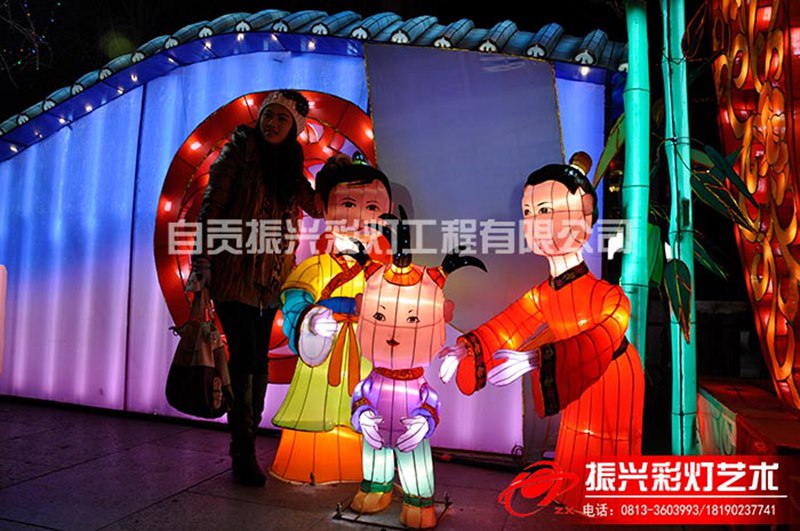 民俗故事彩灯