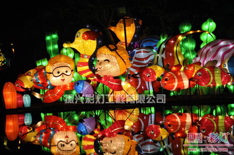 大型水上灯组