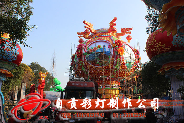 自贡灯会制作的背后，大型彩灯如何制作
