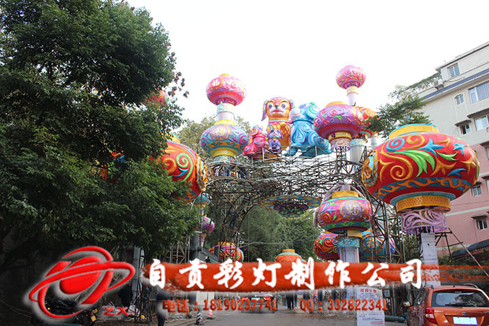 自贡易彩堂彩灯